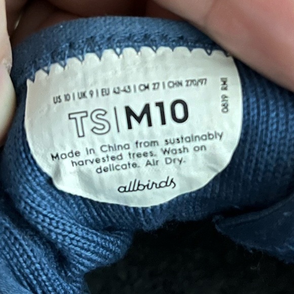 Allbirds unisex Shoes in blue size 10 men 12 women - Picture 4 of 4